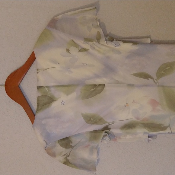 Liz Claiborne VTG Dreamy delicate,8, flutter sleeve - Picture 8 of 13